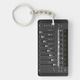 Avid konstnärblandningkeychain