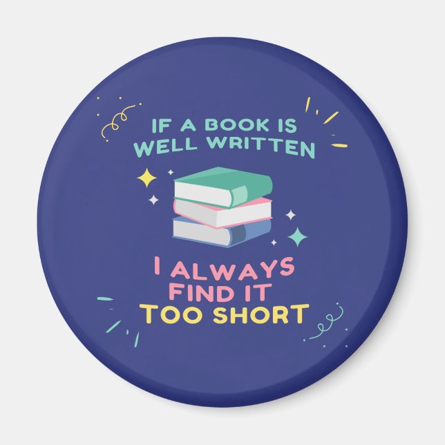 Avid Reader I - Jane Australien Quote Magnet (Framsidan)