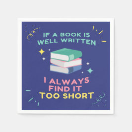 Avid Reader I - Jane Australien Quote Pappersservett