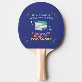 Avid Reader I - Jane Australien Quote Pingisracket