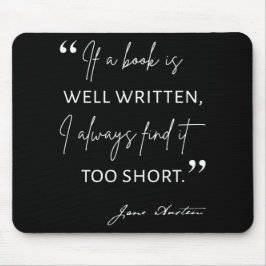 Avid Reader II - Jane Australien Quote Musmatta