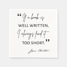 Avid Reader II - Jane Australien Quote