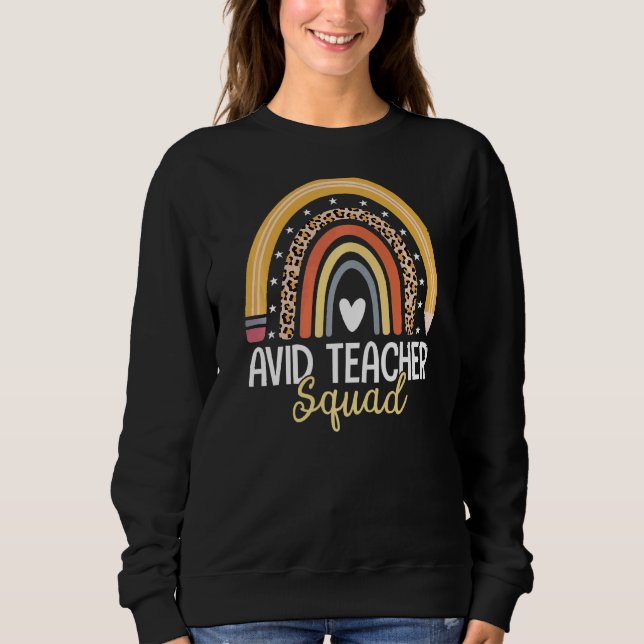 Avid Teacher Squad Team Avid Program Educator Appr T Shirt (Framsida)