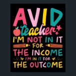 Avid Teacher Supplies Funny Back To School For Men Poster<br><div class="desc">Avid Teacher Supplies Funny Back To School For Men Women</div>