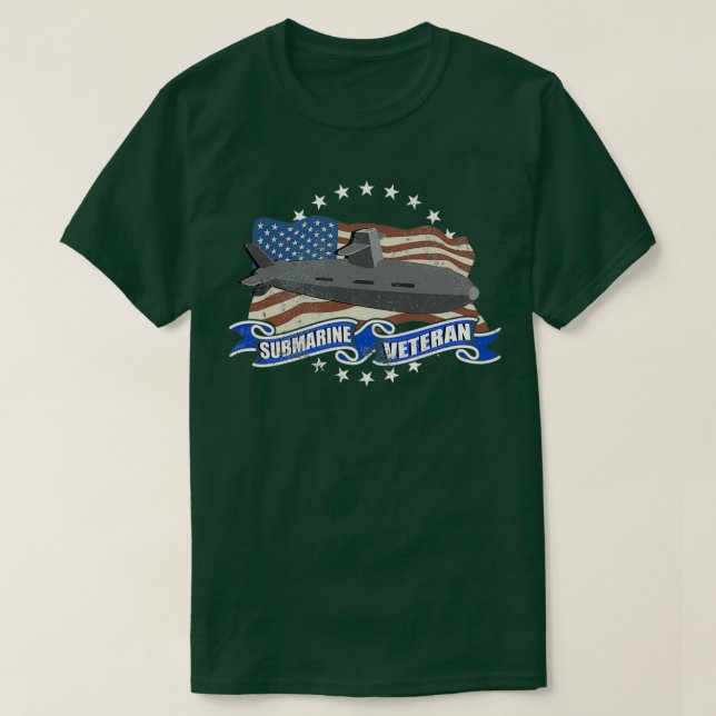 Avieran för ubåt i USA T Shirt (Design framsida)