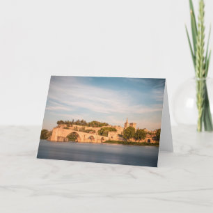 Avignon Bridge Frankrike Kort