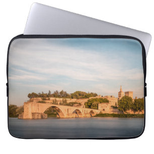 Avignon Bridge Frankrike Laptop Fodral