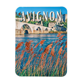 Avignon Photo Vintage Magnet