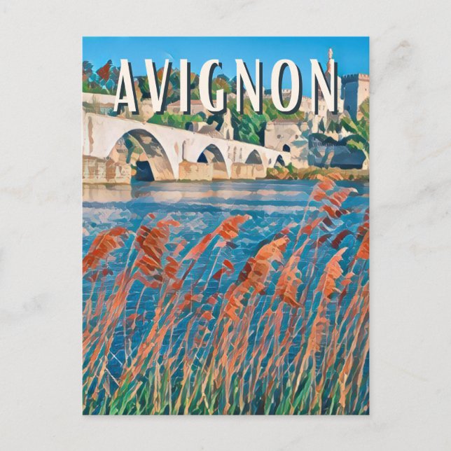 Avignon Photo Vintage  Vykort (Framsida)