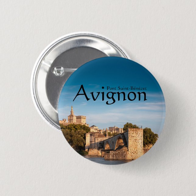 Avignon Souvenir Knapp (Framsida & baksida)