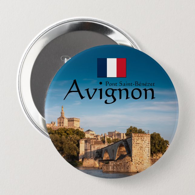 Avignon Souvenir Knapp (Framsida & baksida)
