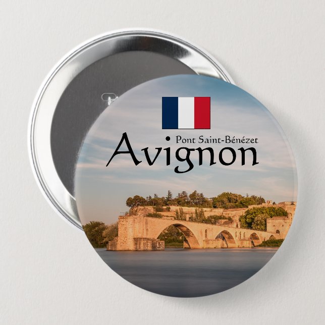 Avignon Souvenir Knapp (Framsida & baksida)