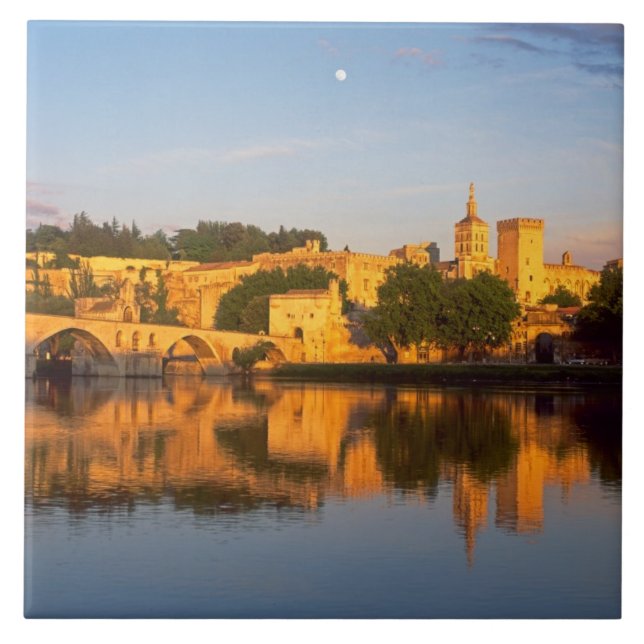 Avignon, Vaucluse, Provence, Frankrike, Rhone Kakelplatta (Framsidan)