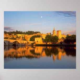 Avignon, Vaucluse, Provence, Frankrike, Rhone Poster