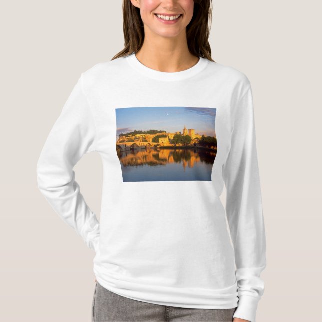 Avignon, Vaucluse, Provence, Frankrike, Rhone T Shirt (Framsida)