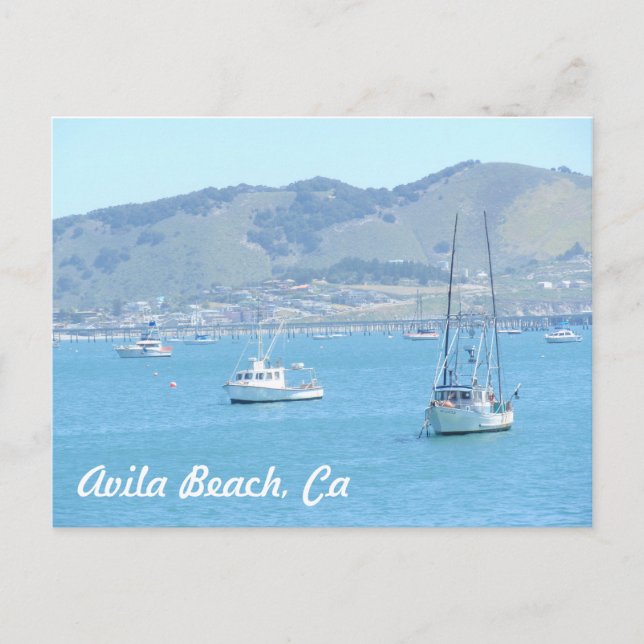 Avila Beach, CA Vykort (Framsida)