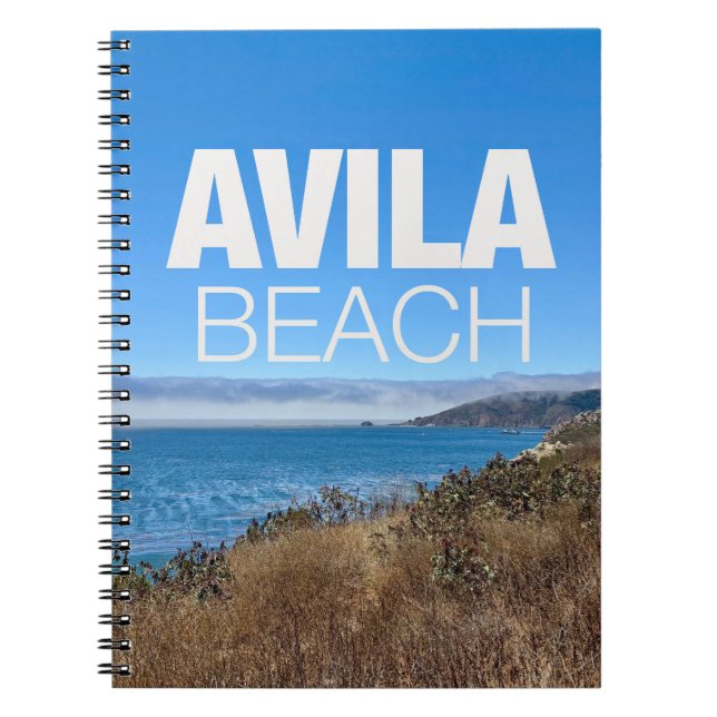 Avila Beach California Photography Anteckningsbok (Framsidan)