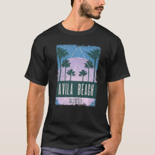 Avila Beach Kalifornien CA Vintage Vaporwave Retro T Shirt