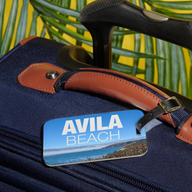 Avila Beach Kalifornien Fotografi Bagagebricka (Framsida Insitu 3)