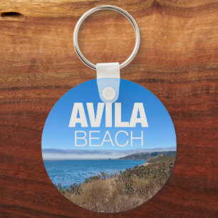 Avila Beach Kalifornien Överblick Fotografi Nyckelring
