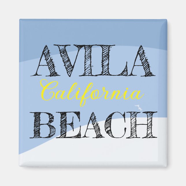 Avila Beach Magnet (Framsidan)