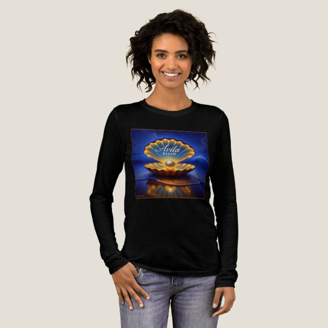 AVILA BEACH PEARL LÅNG ÄRM.   T SHIRT (Hel framsida)