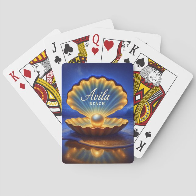 AVILA BEACH PLAYING CARDS. CASINOKORT (Baksidan)