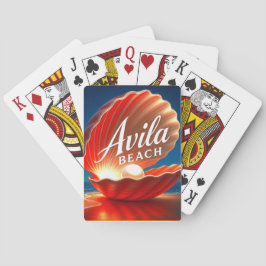 AVILA BEACH PLAYING CARDS. POKER CARDS CASINOKORT