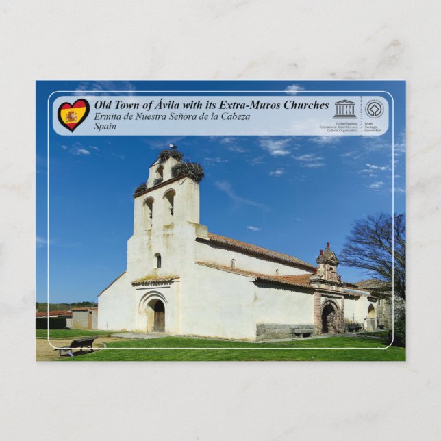 Ávila - Ermita de Nuestra Señora de la Cabeza är i Vykort (Framsida)