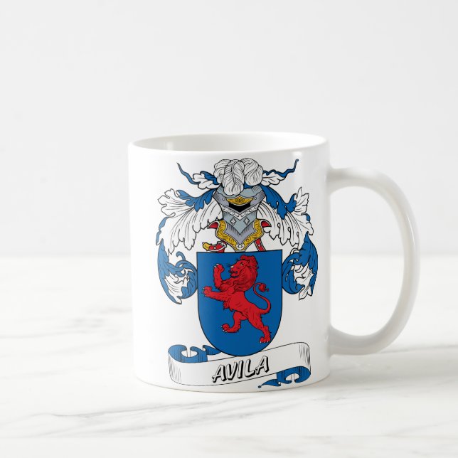 Avila familjvapensköld kaffemugg (Höger)
