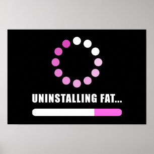 Avinstallera Tjock: Women's Weight Loss Gym Fitnes Poster