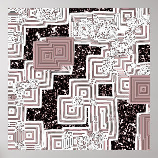 Avintegrerande labyrinten poster