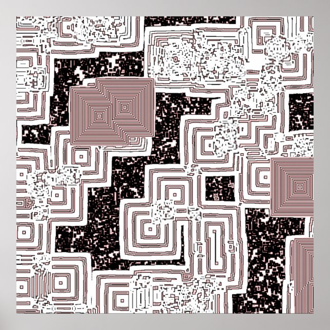 Avintegrerande labyrinten poster (Framsidan)