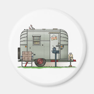 Avion camparesläp magnet