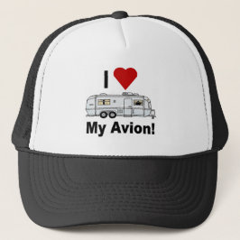 Avion Trailer Trucker Stil Cap Keps