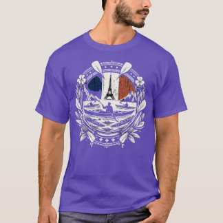 Aviron Supporter Comptitive Sportive Frankrike Rwi T Shirt