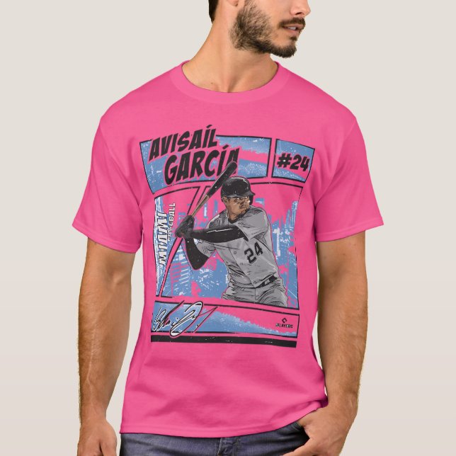Avisail Garcia Miami Tecknad T Shirt (Framsida)