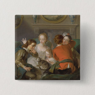 Avkänningen av handlag, c.1744-47 (olja på kanfa knapp