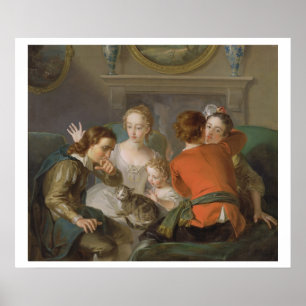 Avkänningen av handlag, c.1744-47 (olja på kanfa poster