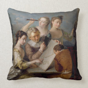 Avkänningen av sikt, c.1744-47 (olja på kanfas) kudde