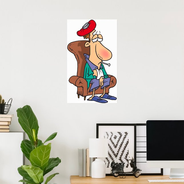 Avkastad man Poster (Skapare uppladdad)