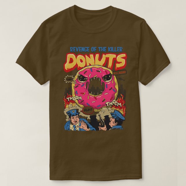 Avkastning av Killer Donuts T Shirt (Design framsida)