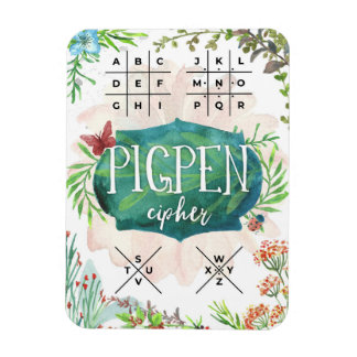 Avkoda meddelandet med Pigpen Cipher Magnet