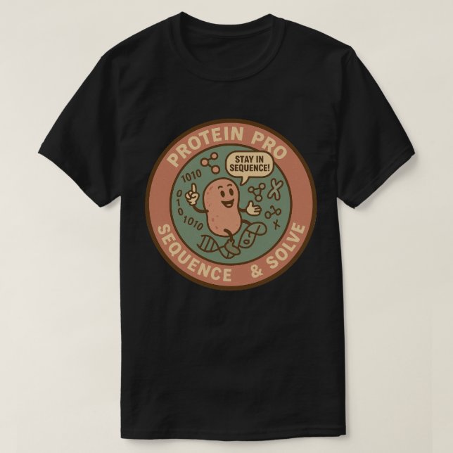 Avkoda proteiner som ett proffs Sekvens & Lös T Shirt (Design framsida)