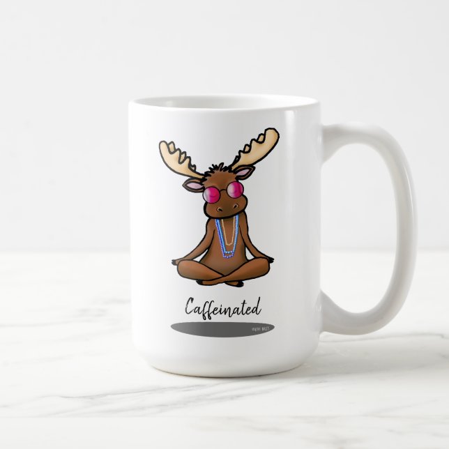 Avkoffeinerad älg kaffemugg (Höger)