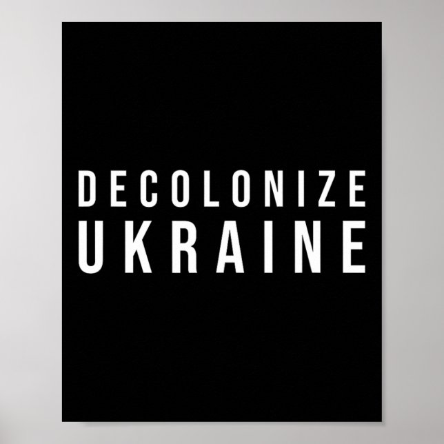 Avkolonisera Ukraina  Poster (Framsidan)