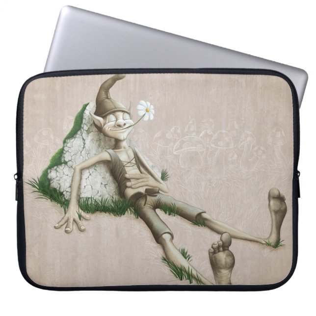 Avkopplad älva laptop sleeve (Framsidan)