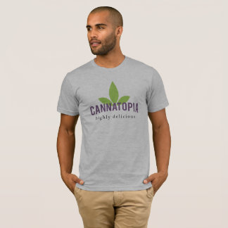 Avkopplad manar utslagsplats för Cannatopia Tee Shirt