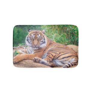 Avkopplad Reclining tiger Badrumsmatta