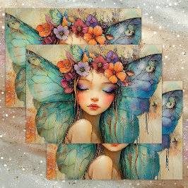 AVKOPPLING AV CUTE BLOMMIGT FAIRY GIRL